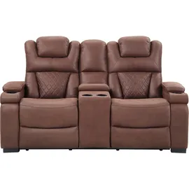 Atlantic Home Collection Couch 2-Sitzer braun