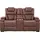 Atlantic Home Collection Couch 2-Sitzer braun
