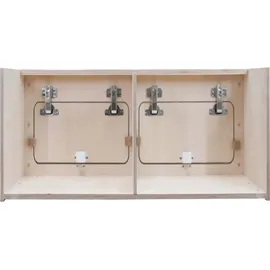 MONSTER SHOP Hängeschrank Holz 80 cm bronze