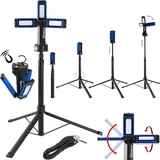 TECPO COMPACT CONNECT LED Baustrahler 4000 Lumen AKKU...