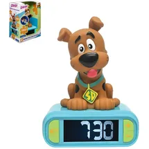 Lexibook Lexibook, Scooby-DOO, Nachtwecker, Sounds und Melodien, LCD-Bildschirm mit Hintergrundbeleuchtung, Leuchtanzeige, Schlummerfunktion, Braun/Grün, RL800SD