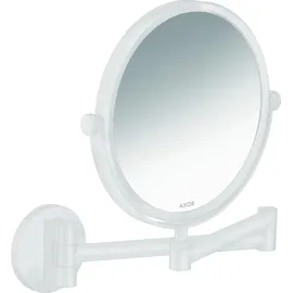 Hansgrohe Rasierspiegel Axor Uni. Circular Wandmontage, mattweiß