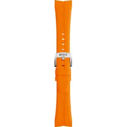 Mido Kautschuk Silikon/Kautschuk Kautschukarmband Ocean Star 22mm M603013071 - orange