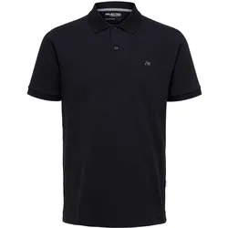 Selected Homme Herren Poloshirt SLHDANTE Schwarz 16087839 XL