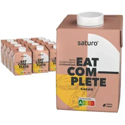 Saturo Trinknahrung Vegan Kakao | Astronautennahrung Mit Protein | Trinkmahlzeit Mit Nährstoffen
