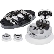 Vevor Ball Vise mit 30 PCs, Engraving VEVOR Einstellgerät Durchmesser 78 mm, VEVOR Ball Vise Engraving Diamanten Voller Satz, Ball Befestigung und Gummibasis (GRS),