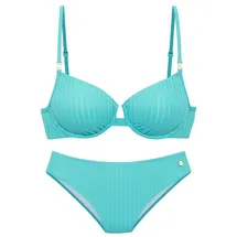LASCANA Bügel-Bikini Damen Türkis 36 Cup E