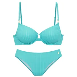 LASCANA Bügel-Bikini Damen Türkis 36 Cup E
