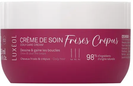 Luxéol Pflegecreme Lockiges/Krauses Haar 250ml