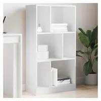 vidaXL Bücherregal 57 x 28,5 x 107,5 cm Weiß