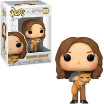 Funko Harry Potter Sammelfigur Hermione Granger mit Crookshanks 9 cm