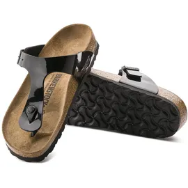 Birkenstock Gizeh Birko-Flor Lack schwarz lack 36