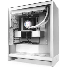 NZXT H7 Flow White (2024) Midi Tower ATX Gaming Gehäuse weiß mit Glasfenster