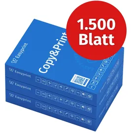 easyprint Kopierpapier A4 80 g/m2 3 x 500 Blatt