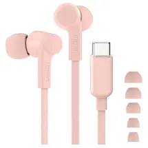 Belkin Rockstar Kopfhörer USB-C rosa