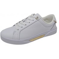 Tommy Hilfiger Court Sneaker Chic - Gold,Weiß - 42