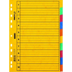 BRUNNEN Ordnerregister Vollformat blanko DIN A4