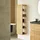 Tikamoon Hochschrank 35 x 137 x 30 cm Beige Eiche