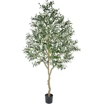 luxuskollektion Künstlicher Olivenbaum 210cm Kunstpflanze Wohnzimmer Büro Typ-1 210 cm