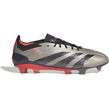 adidas Predator Elite FG Platinum Metallic / Aurora Black / Carbon 43 1/3