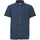 !Solid Kurzarmhemd Blau S