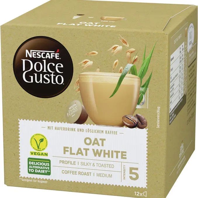 4 x Nescafé Dolce Gusto Hafer Flat White