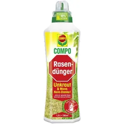 Compo Rasendünger Unkraut & Moos - Nein danke! -  130 / Flasche / 1,3