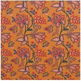 Stofferia Stoff Dekostoff Panama Maharishi Orange, Breite 137 cm, Meterware orange