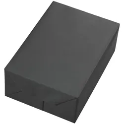 JUNG Geschenkpapier »Vollton« schwarz, 50 cm