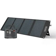Balderia Power Set - Powerstation 300W, faltbares Solarpanel 120W