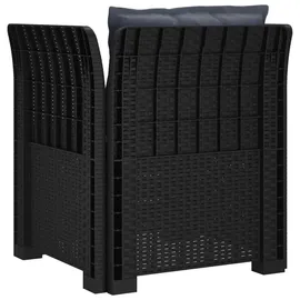 vidaXL 1-Sitzer Sessel 1 x 1 x 1 cm grau