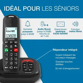 Alcatel XL685 Duo schwarz