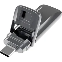xlyne 7651200 USB-Stick 512GB Grau 7651200 USB-C® (USB 3.2 Gen 2)