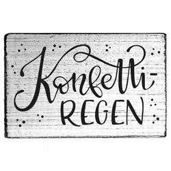 SALE - Vintage Stempel "Konfettiregen"