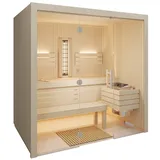 InfraWorld Sauna Gracil Complete 140 - 75 mm Multifunktionssauna inkl. 5-teiligem gratis Zubehörset
