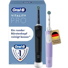 Oral-B Vitality Pro Protect X Clean schwarz + 2. Handstück lila