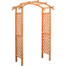 Promadino Rosenbogen Pergola Diana 132 x 70 cm Braun