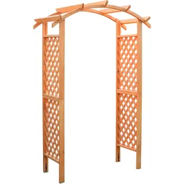 Promadino Rosenbogen Pergola Diana 132 x 70 cm Braun