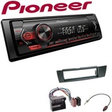 Pioneer 1-DIN Autoradio USB AUX Android Einbauset für BMW Z4 E89 ab 2009 schwarz