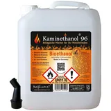 10 L Bioethanol 96,6% Ethanol 10 Liter Bio Alkohol 10 L Kanister Kamin Ausgießer