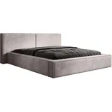 luxusbetten24 Designer Polsterbett Ophelia in Cord mit Stauraum 180x200 Beige - Beige