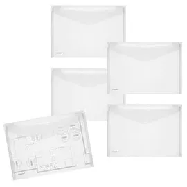 FolderSys Dokumententaschen DIN A4 transparent glatt 0,20 mm