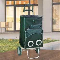 Thermo Einkaufs Trolley Wagen Kühl Box Shopping Tasche Griff 12 V Netz Tasche 504329