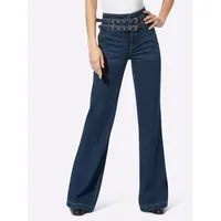 Heine Bootcut-Jeans 1 Stk. tlg. heine blue-stone-washed