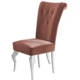 MIRJAN24 Stuhl Frigene 01 (1 Stück), aus Buchenholz, 52x70x100 cm rosa