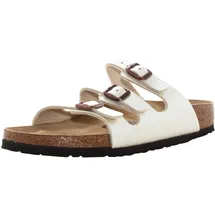 Birkenstock Pantolette Florida Birko-Flor Graceful schmal Beige 36 - 36 EU