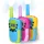 NK Pack, 3 Walkie Talkies für Kinder (4-9 Jahre), Reichweite 3 km, LED-Display, 8 Kanäle, Taschenlampe, inkl. Batterien, ideales Weihnachts- und Geburtstagsgeschenk (3 Einheiten)