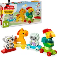 LEGO DUPLO Tierzug  Lernspielzeug Hahn Pferd Lamm & Kuh Bauernhoftiere Spielzeug