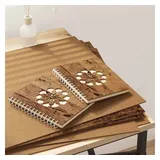 vidaXL Dekoplatten Altholz Braun 50 St. 40 x 60 x 0,27 cm