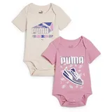 Puma MINICATS Newborn Bodysuit 2pcs Set INF, Unisex-Baby Gesamt, Mauved Out-Island Pink,